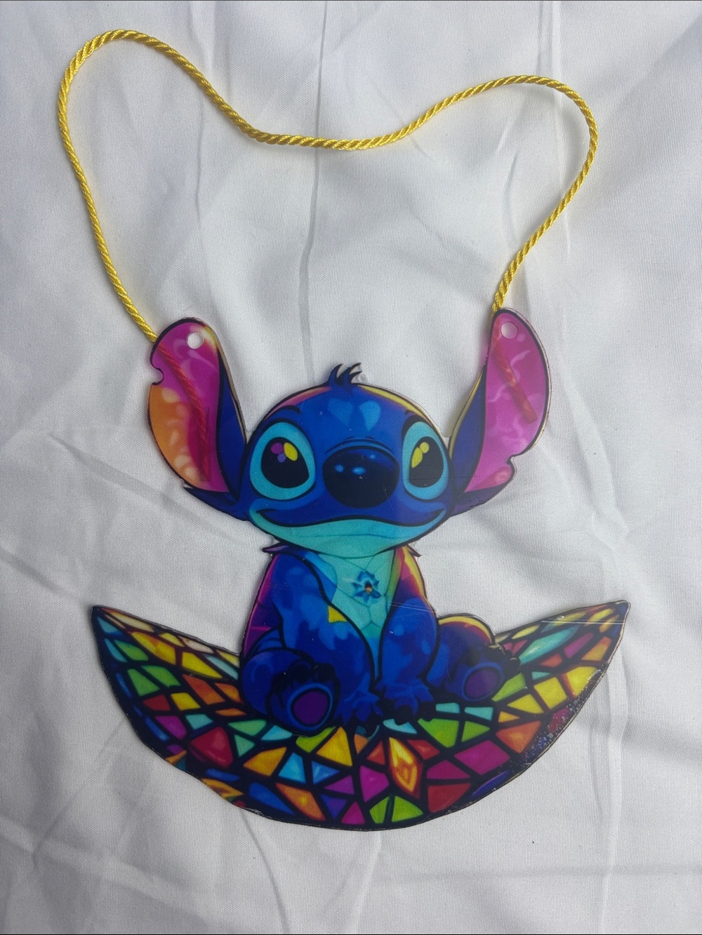 BNIP Suncatcher of Stitch 6”